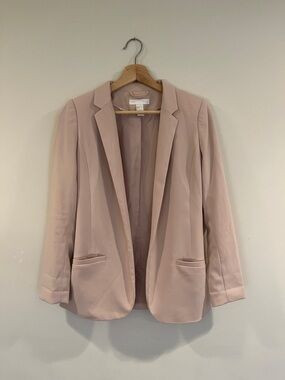 H&M Blush Pink Tailored Blazer Size 4